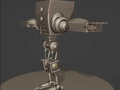 Stylized Robot Character 3D model