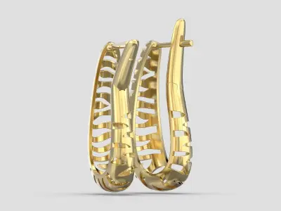 ER 162 Earring 3D print model