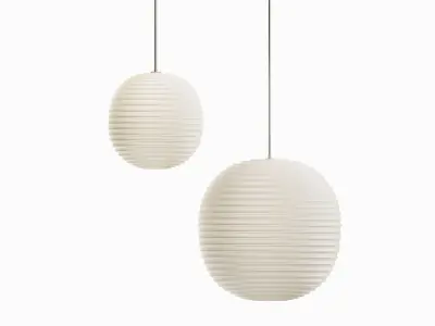 Lantern Pendant Three Sizes 3D model