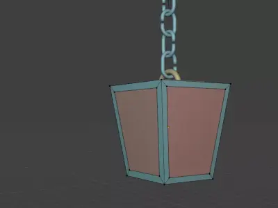 Modern Street Light Post - Urban Outdoor Lighting 3D model