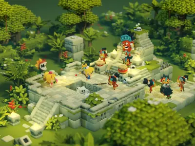 Cube World Bundle - Proto Series Low-poly 3D model