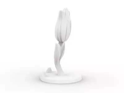 Tulip Flower 3D Printable 3D print model