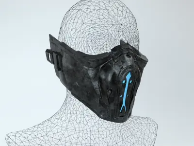 Sub-Zero SUBZERO Mask Mortal Combat X 3D print model