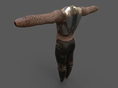  Steampunk  skin 13 Low-poly 3D model