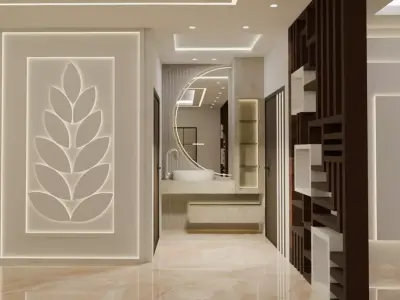 Modern Living Room 3D model