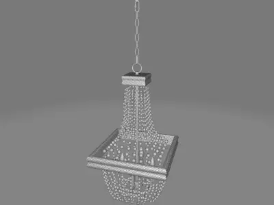 Syston Light Unique - Statement Empire Chandelier  3D model