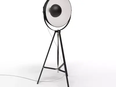 Tripod Lamp 3D model