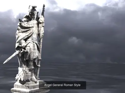Roman Bust Statue collection 3D Model Pack