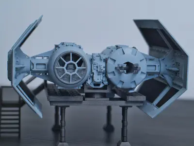 Model-T Bomber Studio Scale -  3D print model