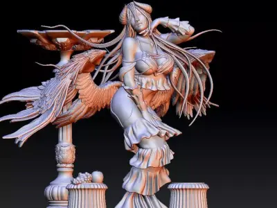 Albedo Overlord 3D print model
