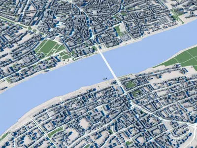 Bonn City Germany 3D model