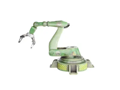 Mechanical arm Low-poly 3D model buy