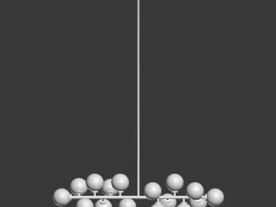 Suspension light The Mimosa Pendant 16 Plafonds by Atelier Areti 3D model