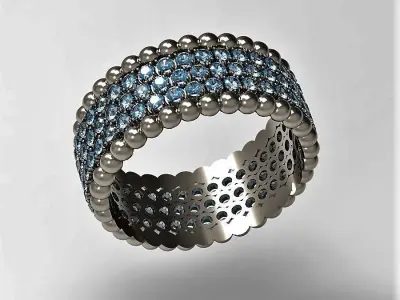 Three way eternal Ring 3D print model