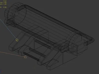 Satellite City Objects 05 3D model