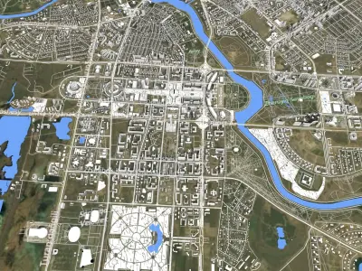 Astana Nur-Sultan Kazakhstan 3D model