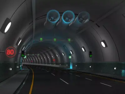 Tunnel Highway 3D model