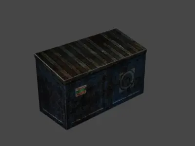 dumpster trash can 3D model