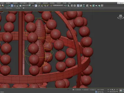 ROXY CHANDELIER Low-poly 3D model