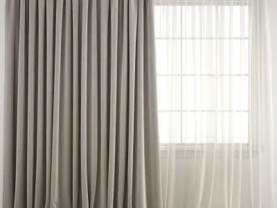 Curtain 331 3D model