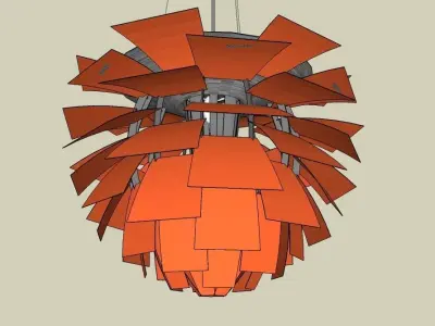 Chandelier light 3D model
