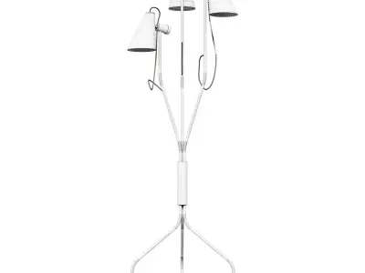 Evans by Delightfull Floor Lamp black 3D model