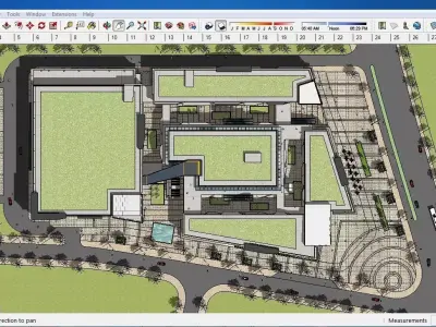Sketchup Shopping Center A6 3D model