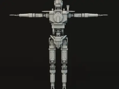 Chappie star wars robot 3D model