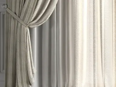 Curtain Set 509C 3D model