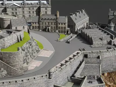 Edinburgh Castle 3D model