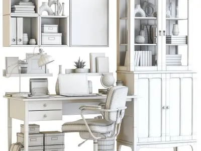 Office workplace 125 3D model