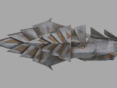 Nightsister Speeder - Star Wars Low-poly 3D model