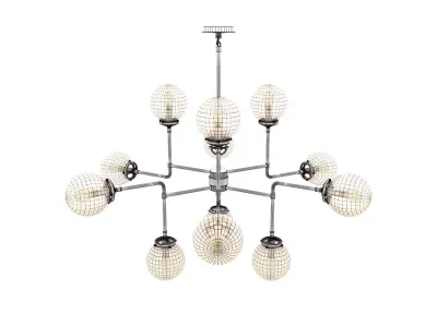 Bistro Medium Chandelier 3D model