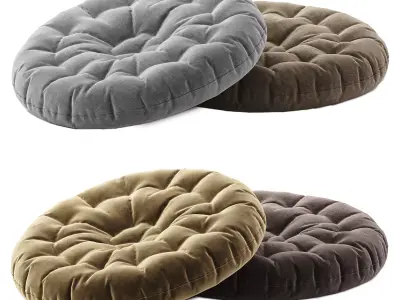 Linen Tatami Floor Pillow 3D model