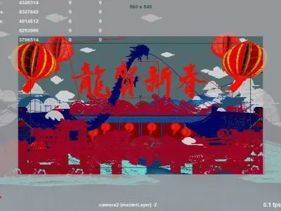 Dragon spring festival 3D model