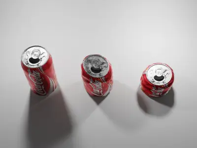 Coke Can 3D Model Free 3D model