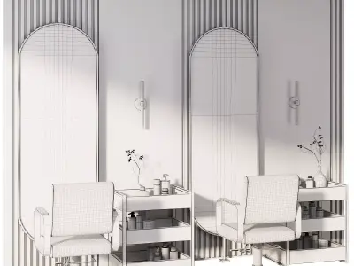 Beauty Salon set2 3D model