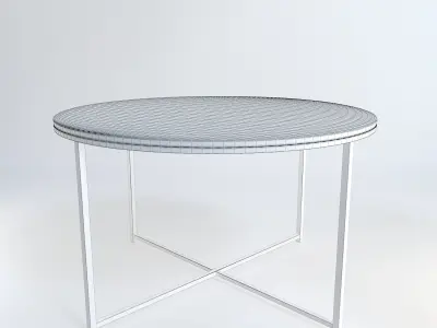 Modern marble table by Mio 3D model