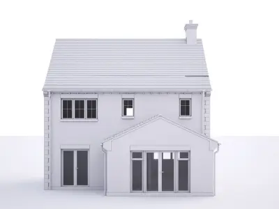 British House East Hagbourne 1 3D model
