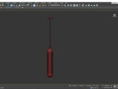 Hayes 1 Light Pendant Light Low-poly 3D model