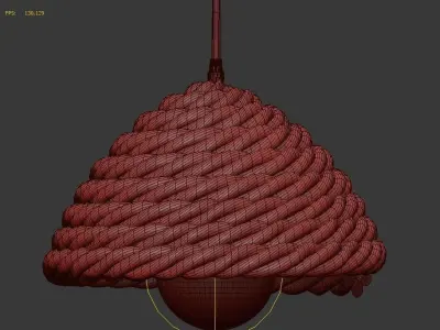 Hanging lamp LOFT HOUSE P-156 3D model