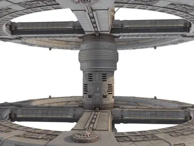 Space station  3D model