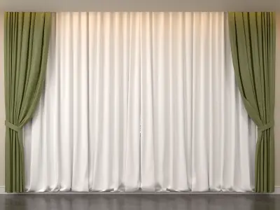curtain 3D model