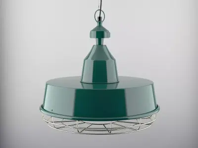 Gasby industrial pendant light 3D model