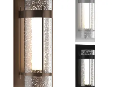 Hubbardton Forge Banded Seeded Glass Sconce 3D model