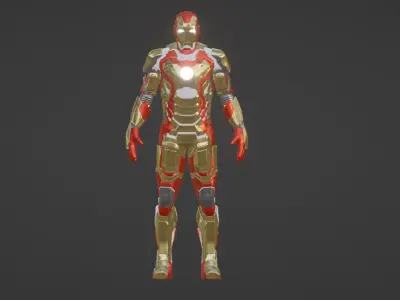 IRON MAN SUIT ROBOT 3D model
