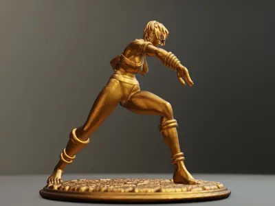 ELENA - STREET FIGHTER Free 3D print model