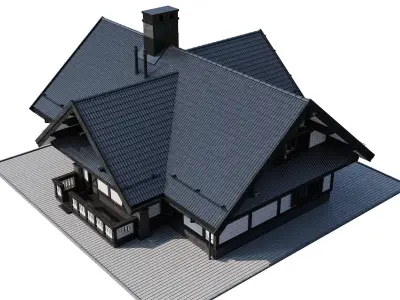 Modern house 18 3D model