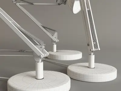 Lamps Set Rigged 3D model