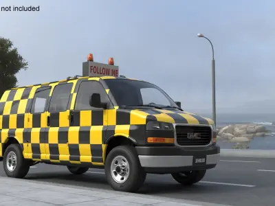  GMC Savana Follow Me Airport Vehicle 